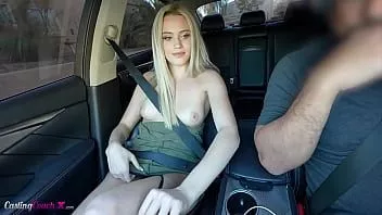 play Castingcouch-x car foreplay fun and fuck with horny chloe rose