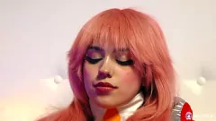play Intensywna solowa zabawka anime Rihanna Black z dużymi cyckami
